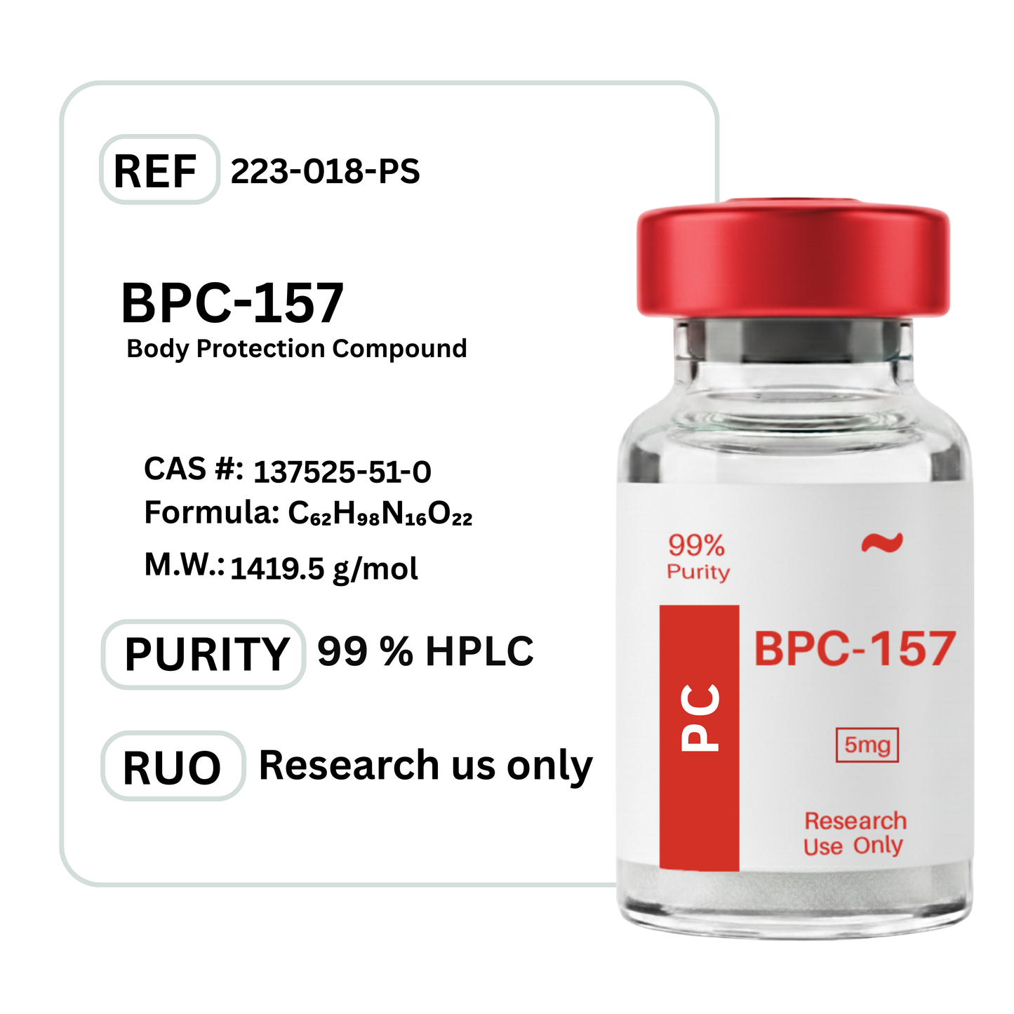 BPC-157 - Premium Research Peptide